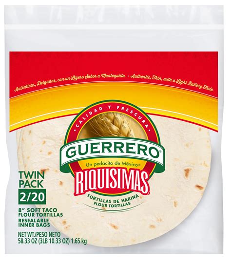 Guerrero Flour Tortillas are delicious and great for preparing quesadillas, fajitas and tacos, because they are soft, thin, and flexible. . Riquisimas tortillas meaning